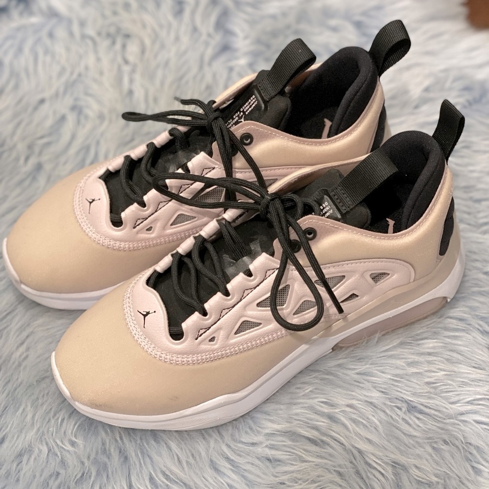 Light pink with black accents JUMPMAN Jordan Shoes